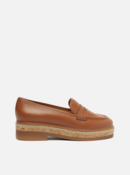Mocassim Marrom Arezzo Couro Natural