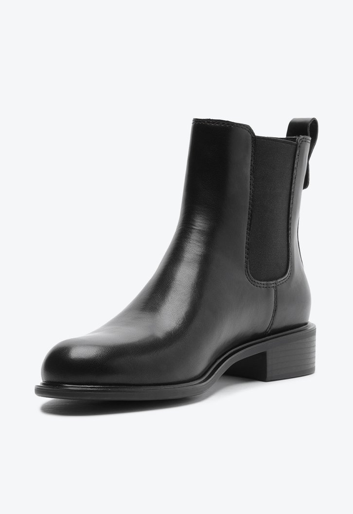 Bota Cano Curto Chelsea Preta