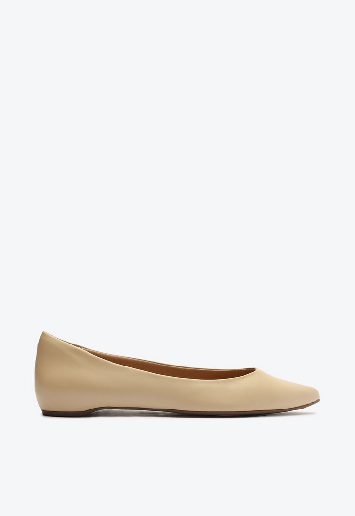 Sapatilha Nude Anacapri Bico Fino