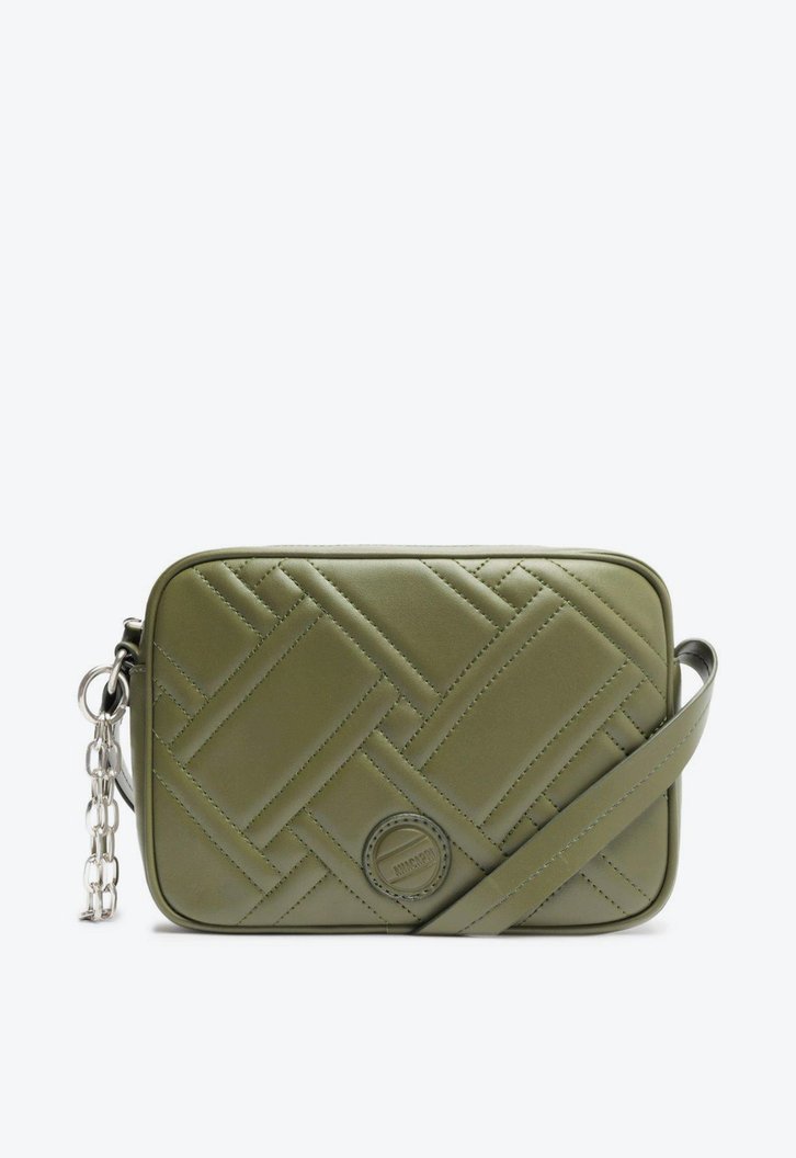 Bolsa Tiracolo Verde Correntes Média