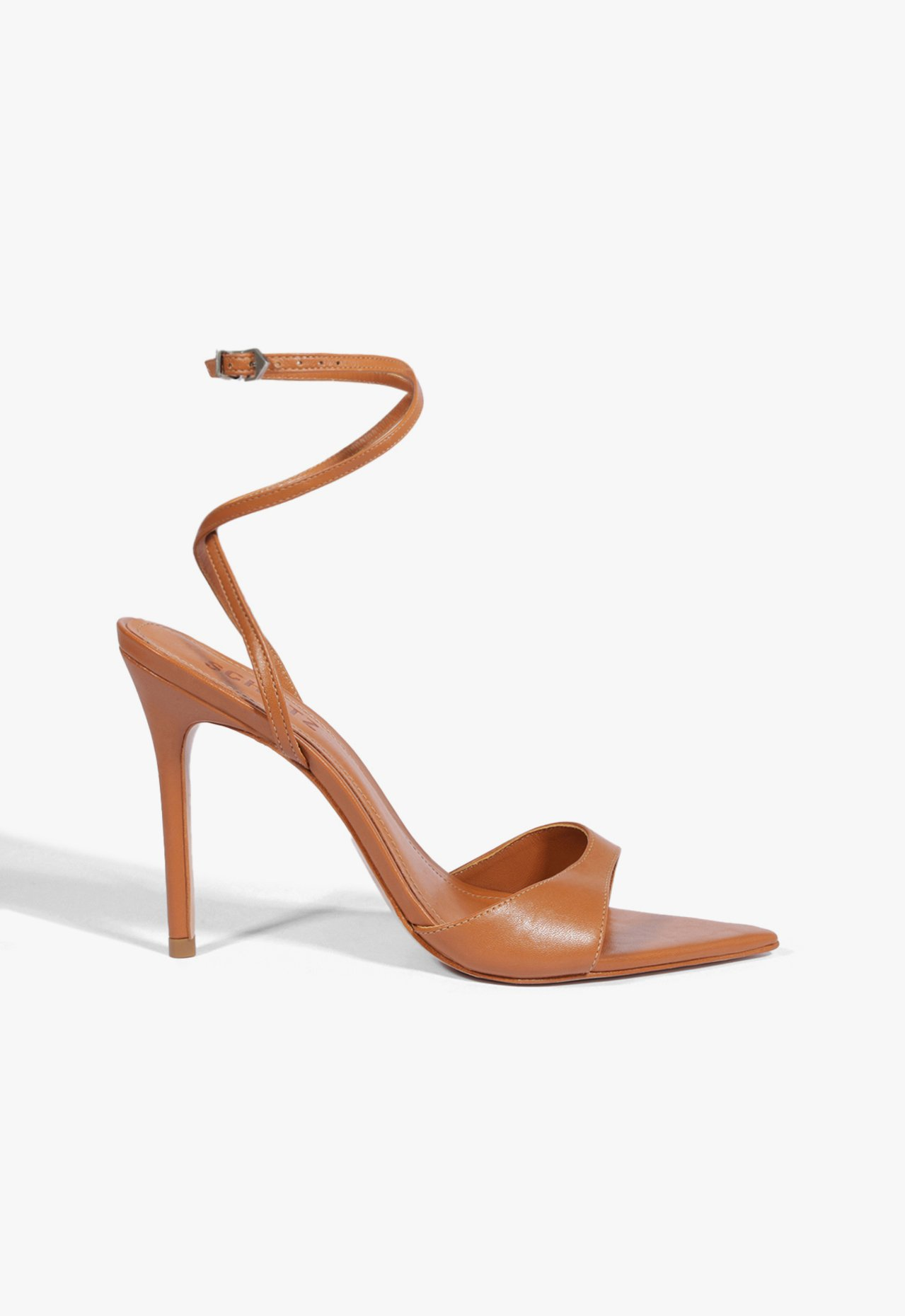 Sandália Marrom Schutz Emma High Couro | ZZ MALL