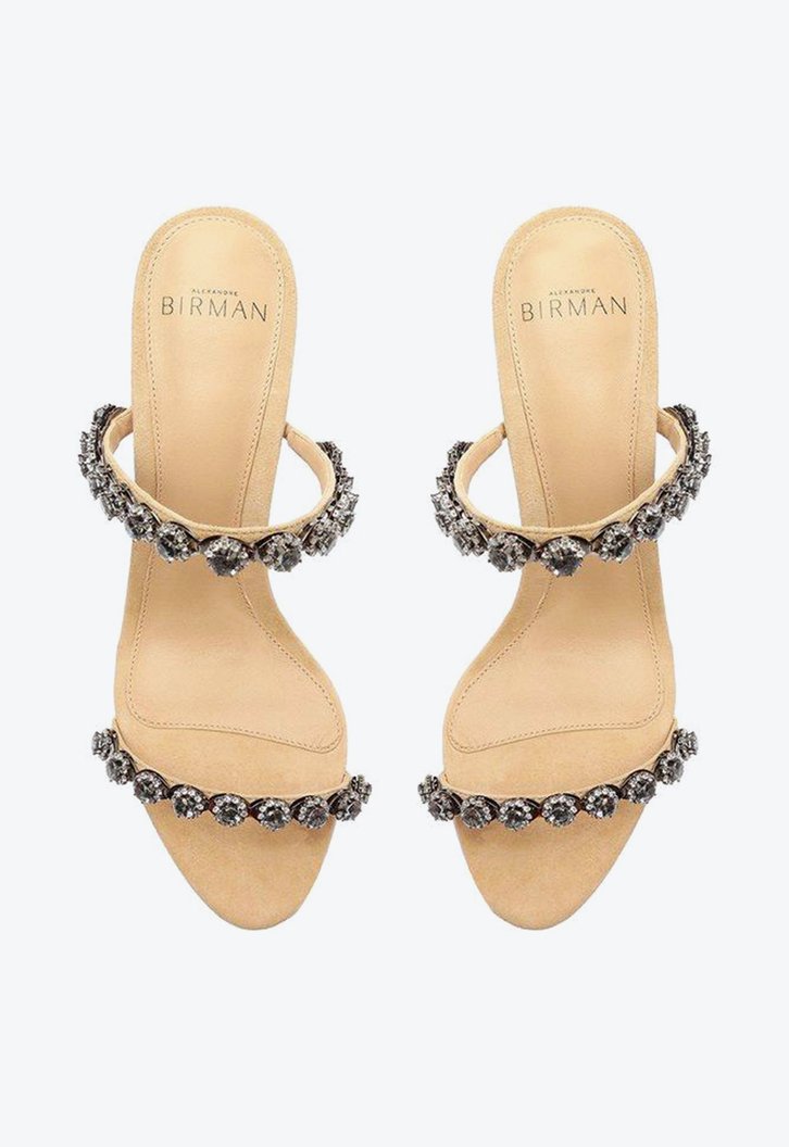 Cara Mule Zircone Nude/Black Diamond