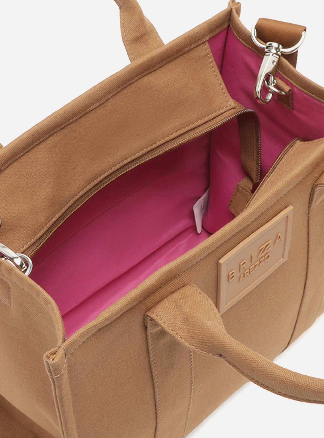 Bolsa Tote Marrom Grande Brizza | ZZ MALL