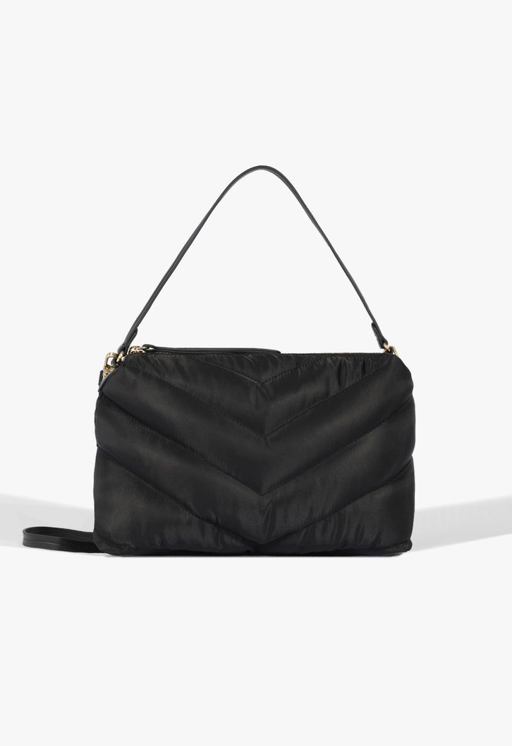 Bolsa Tiracolo Preta Schutz Média Tarah Nylon