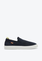 Tênis Slip On Azul Anacapri Knit Texturizado