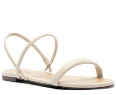 Sandália Rasteira Três Tiras Branca