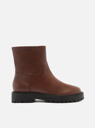 Bota Marrom Arezzo Salto Tratorado