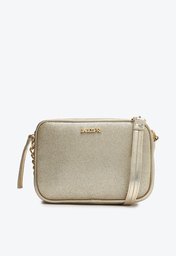 Bolsa Tiracolo Dourada Anacapri Média Essencial Glam