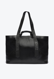 Bolsa Shopping Preta Schutz Grande Luli Couro