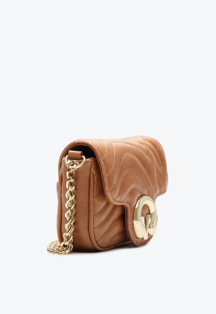 Bolsa Tiracolo Lily Pequena Marrom