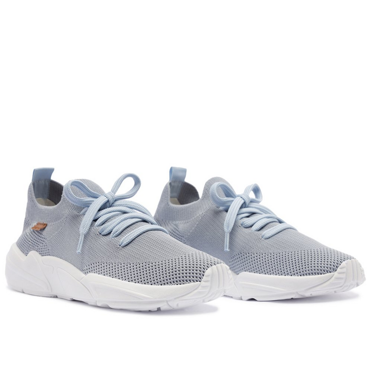 Tênis Sporty Malha Knit Cinza | ZZ MALL