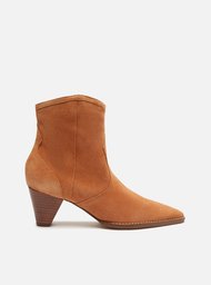 Bota Western Marrom Arezzo Camurcina Cano Curto
