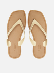 Chinelo de Dedo Branco Tira V Brizza