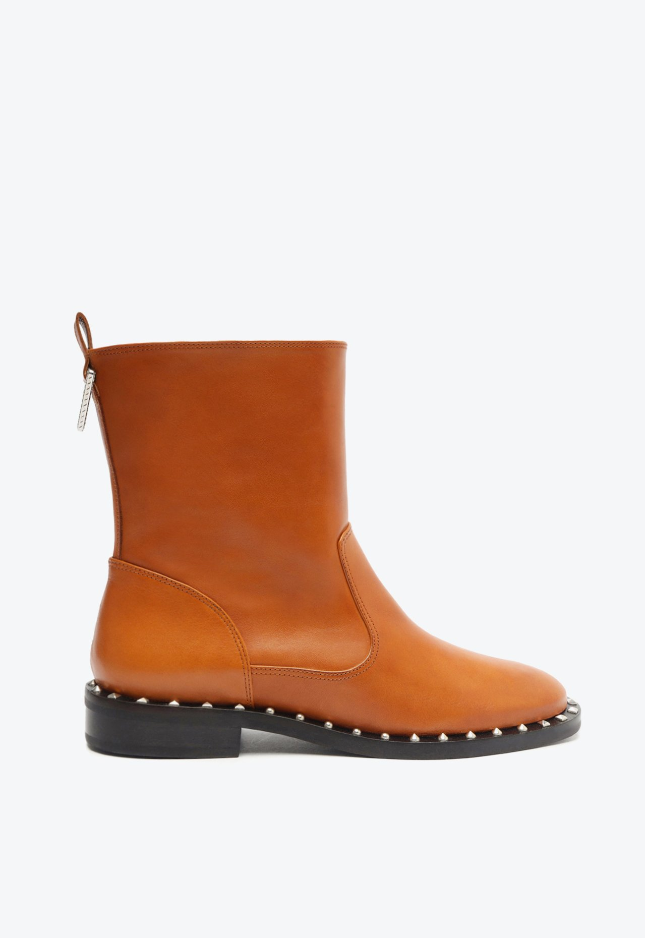 Bota Marrom Schutz Bennie Mid Cal Couro | ZZ MALL