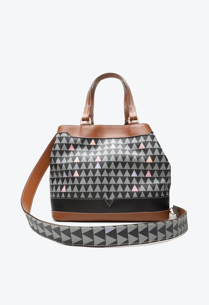 Bolsa Tote Preta Schutz Neo Emma Triangle