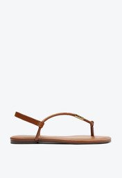 Sandália Slim Metal Comfy Marrom
