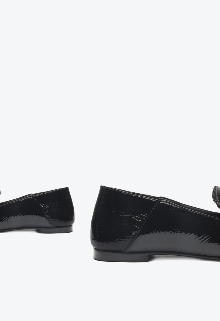 Sapato Mocassim Preto Schutz Verniz