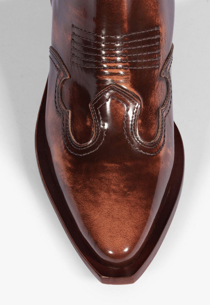 Bota Tennesse Couro Marrom