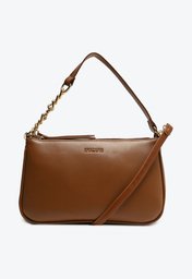 Bolsa Tiracolo Marrom Anacapri Corrente Média