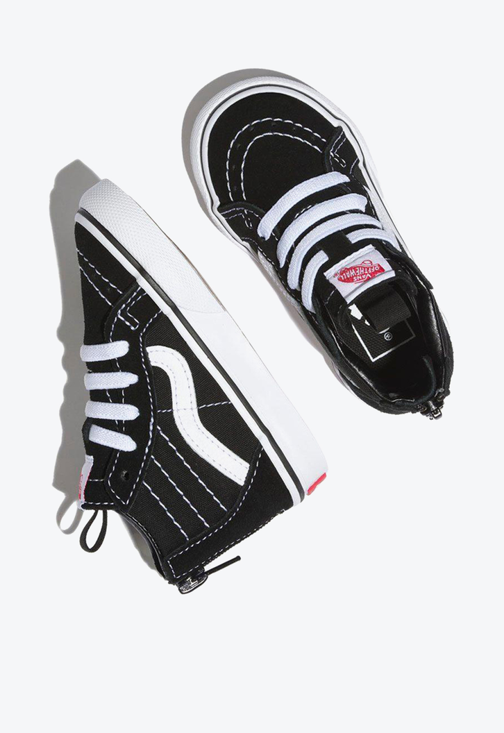 Tenis vans com sales ziper