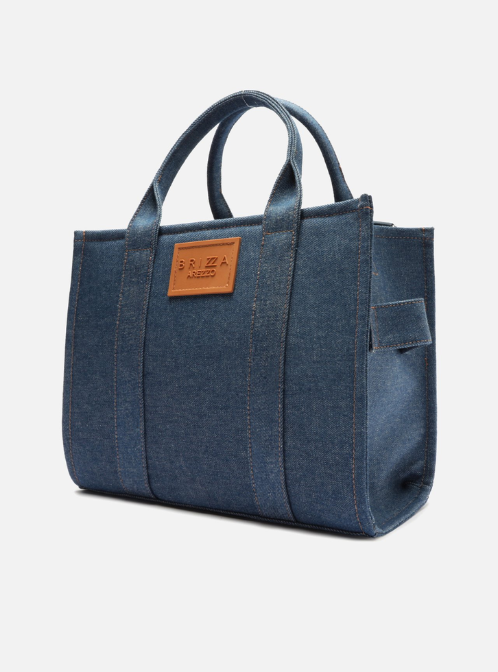 Bolsa Tote Denim Lulu Grande Brizza