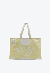 Bolsa Shopping Média + Toalha Fancy Beach Amarelo
