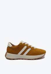Tênis Amarelo Anacapri Sporty Detalhe Lateral