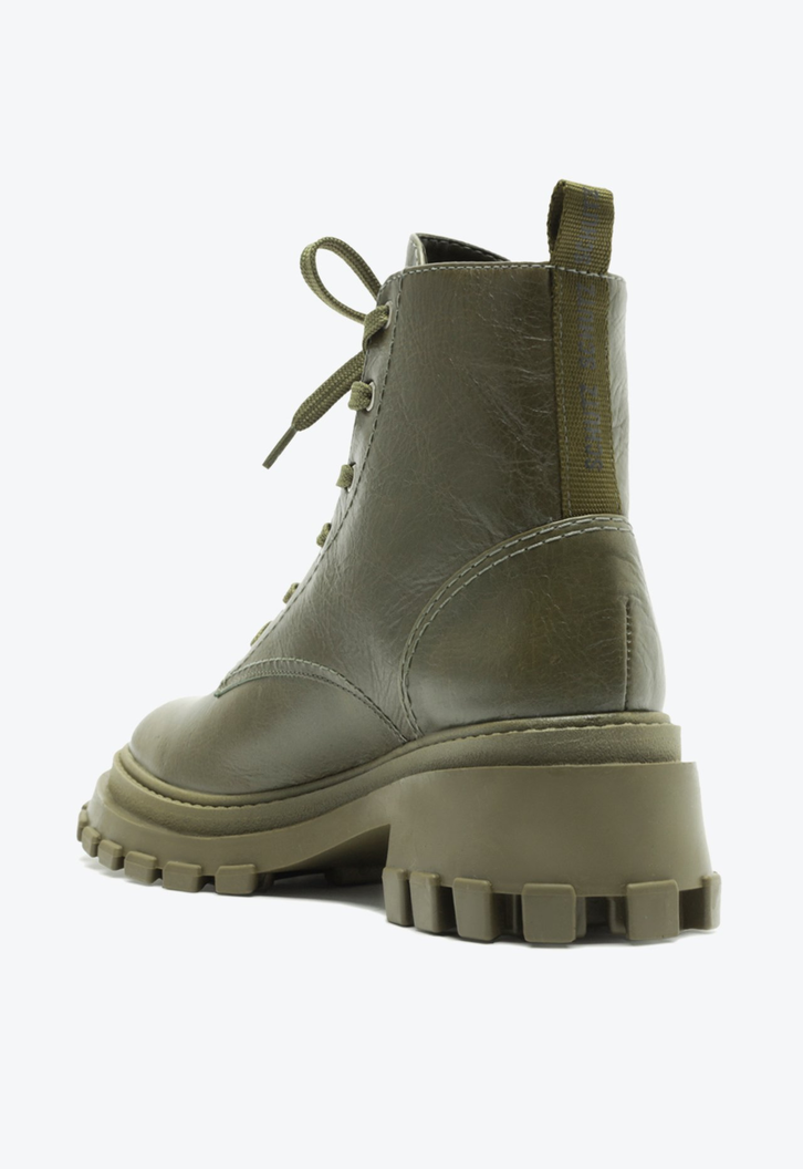 Bota Coturno Tratorado Verde