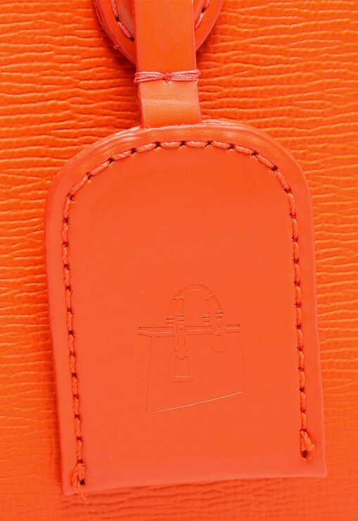 BOLSA MINI TOTE LARANJA SCHUTZ PEQUENA LORENA VERÃO COURO