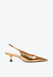 Slingback Servia Dourado