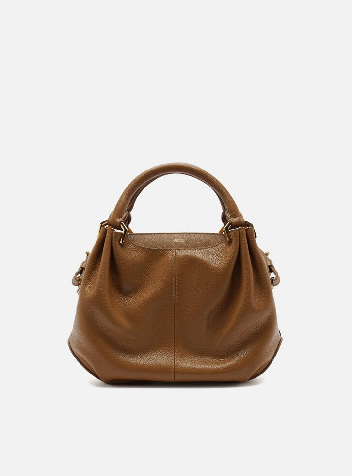 Bolsa Tiracolo Marrom Couro Média | ZZ MALL