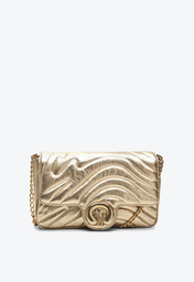 Bolsa Tiracolo Dourada Vicenza Lily Média