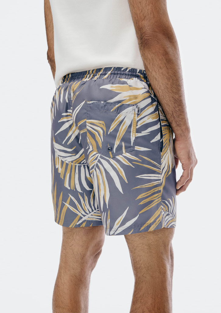 Shorts Cinza Hering Praia Estampado