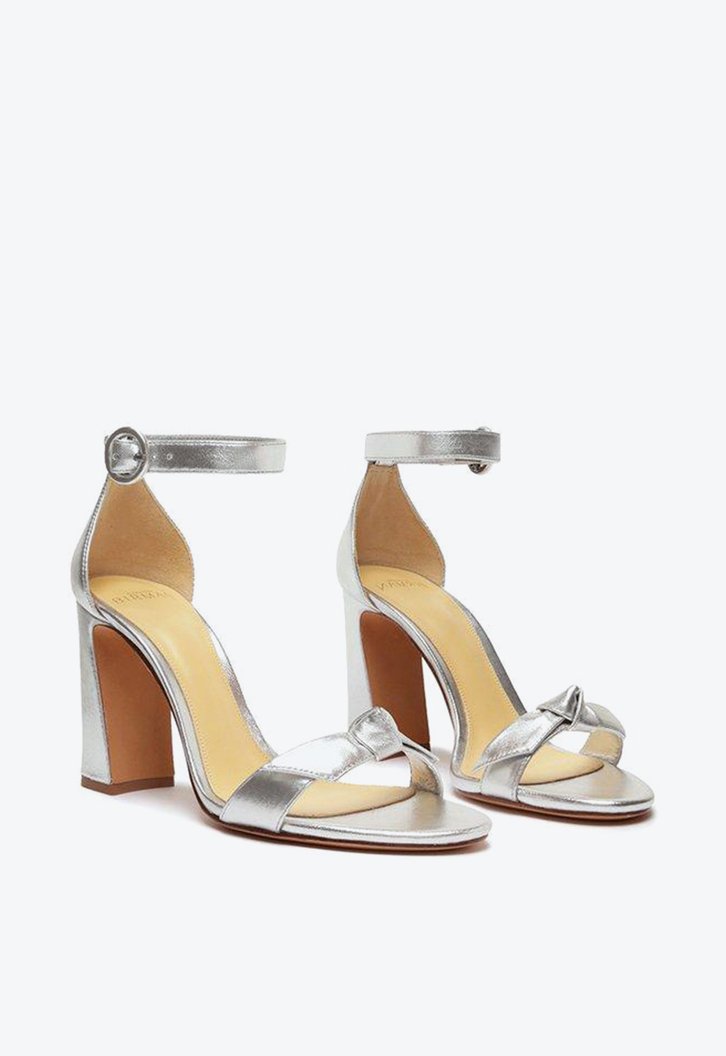 Clarita Ankle Strap Curve 90 Silver