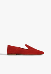 Mocassim Suede Vermelho
