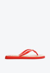 Kit Chinelo De Dedo Vermelho Listras E Bag Fruttare Arezzo