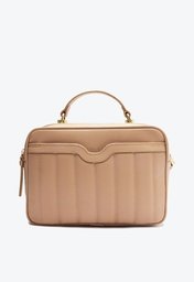 Bolsa Tiracolo Nude Arezzo Couro Francine Média Costuras