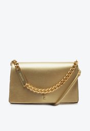 Bolsa Tiracolo Dourada Anacapri Lisa Pequena