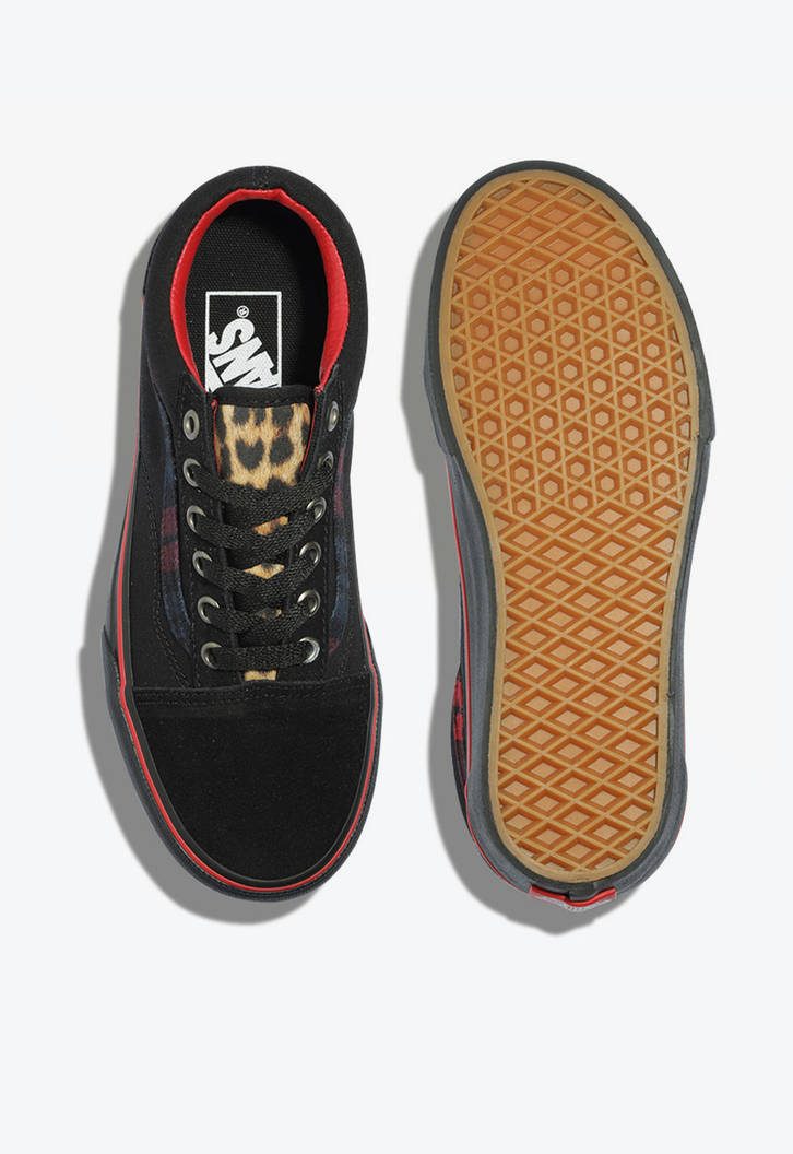 Tênis Old Skool 90S Grunge Black