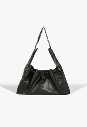 Bolsa Preta Schutz Shoulder Elvie Couro
