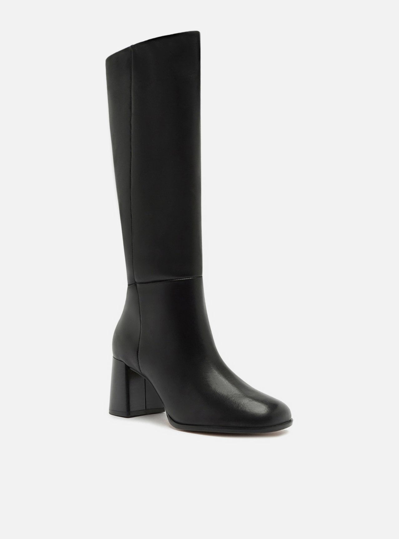 Bota Preta Arezzo Couro Cano Longo Montaria | ZZ MALL Bota Preta Arezzo Couro Cano Longo Montaria | ZZ MALL
