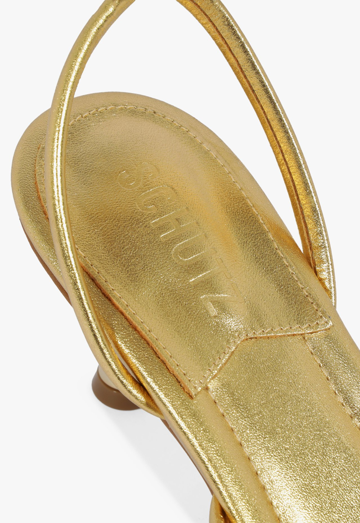 Sandália Mila Mid Dourado