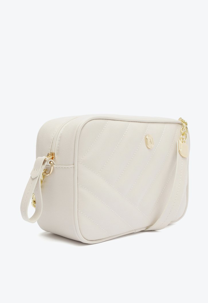 Bolsa Crossbody Branca Anacapri Média Matelassê Diagonal