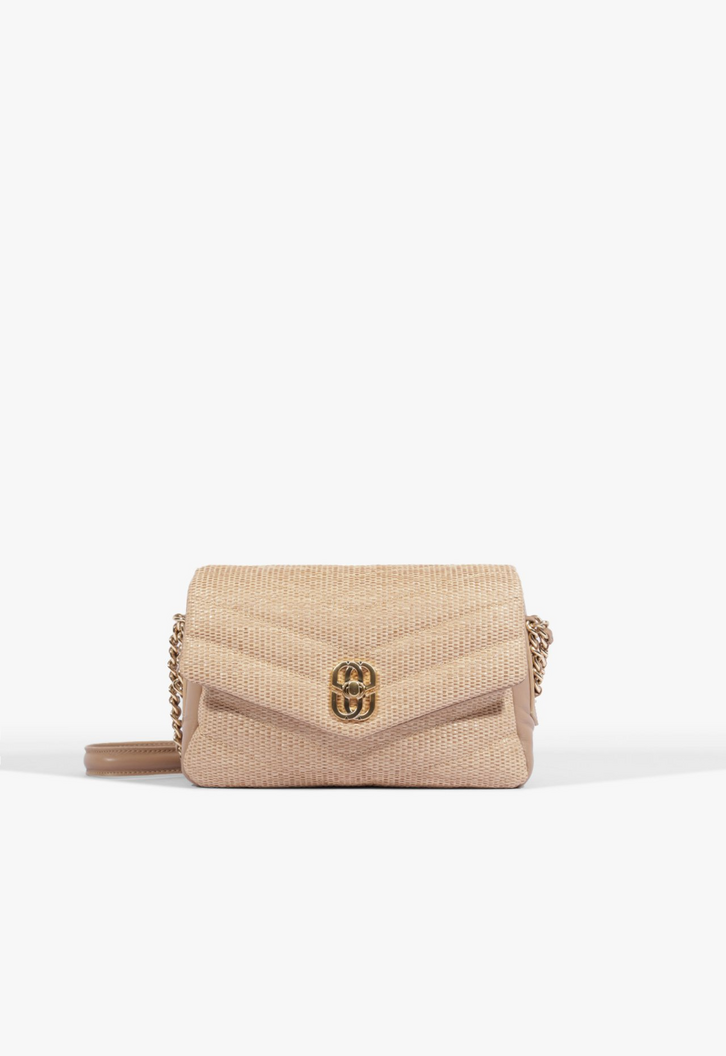 Bolsa Tiracolo Crossbody Elara Summer Pequena Marrom | ZZ MALL