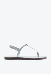 Sandália Slim Monocolor Azul Sea