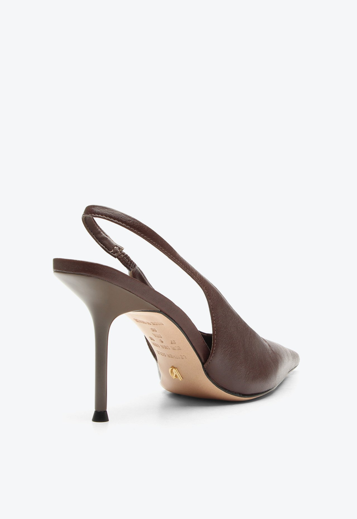 Slingback Yasmin Marrom