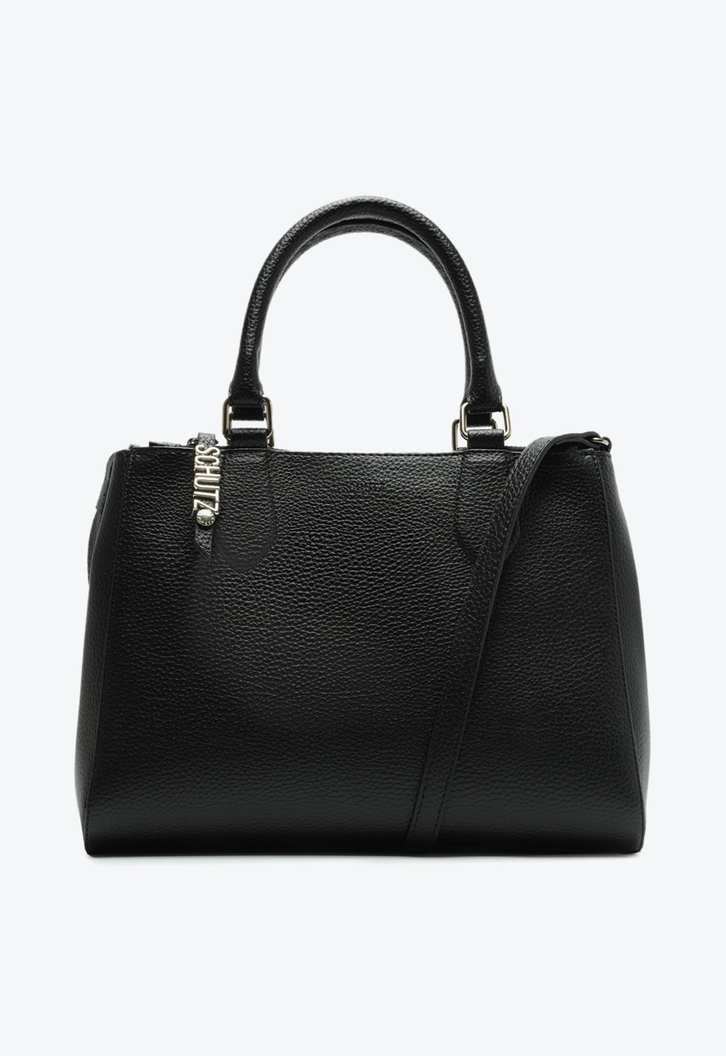 Bolsa Tiracolo Tote Preta Schutz Média Nicky | ZZ MALL