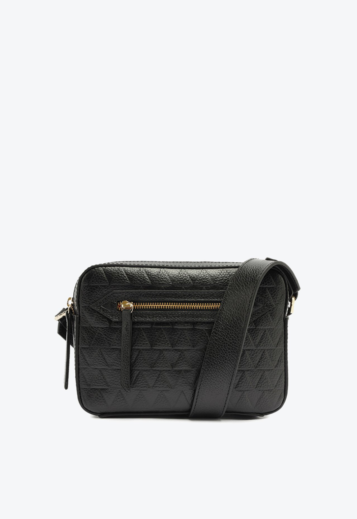 大人気定番商品 Preta Tiracolo Bolsa Schutz Couro Grained Triangle Pequena トートバッグ
