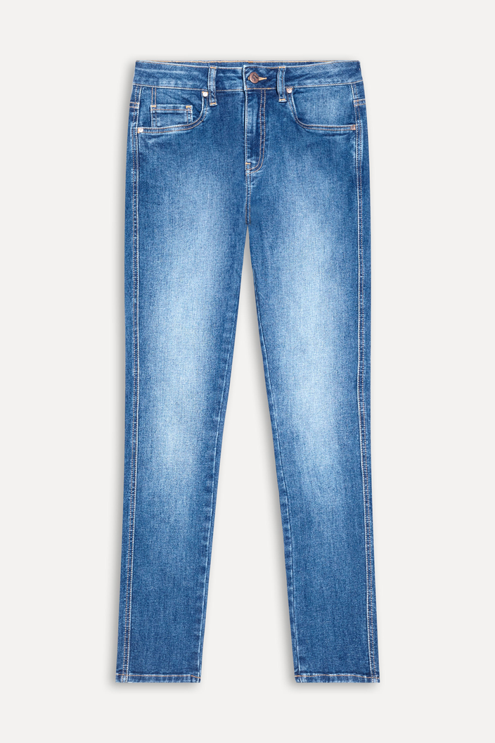 Calça Jeans Azul Reversa Skinny Nicky Comfy