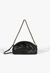 Bolsa Pouch Preta Schutz Buzz Couro